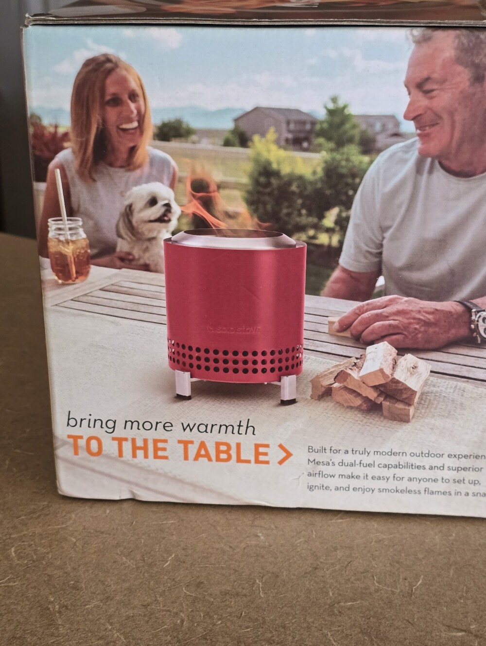 Mesa XL Red Fire Pit - - Picture 4 of 6